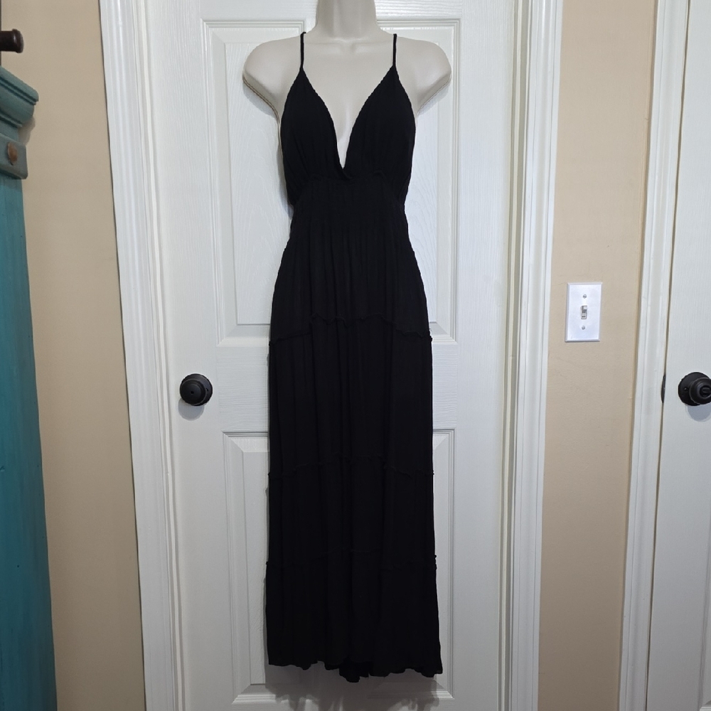 Raviya Black Maxi Dress